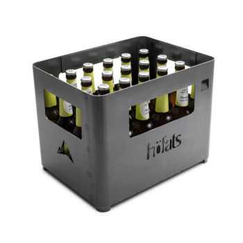 Preview: Höfats® BEER BOX Feuerkorb & Grill & Bierkiste & Hocker Schwarz
